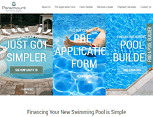 Tablet Screenshot of newpoolfinancing.com